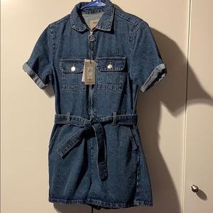 Denim romper